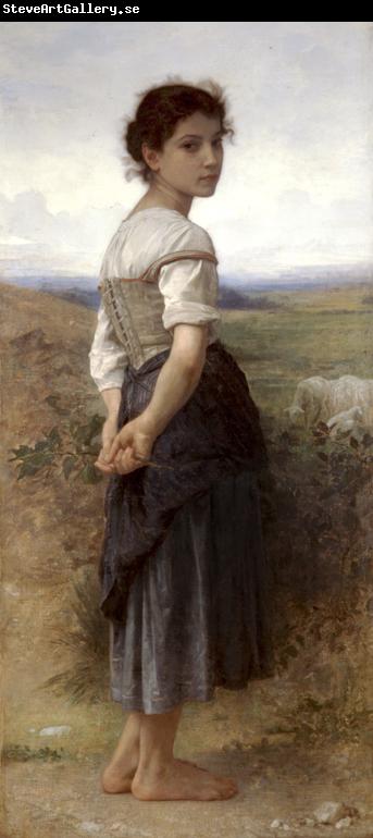 Adolphe William Bouguereau The Young Shepherdess (mk26)
